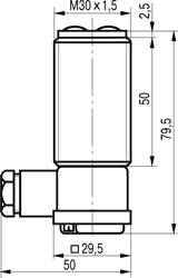 Габариты OV AT83A-43P-2000-Z